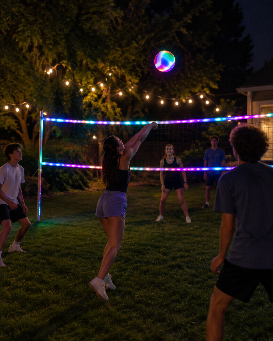 Glow Volleyball — LED Light-Up Volleyball